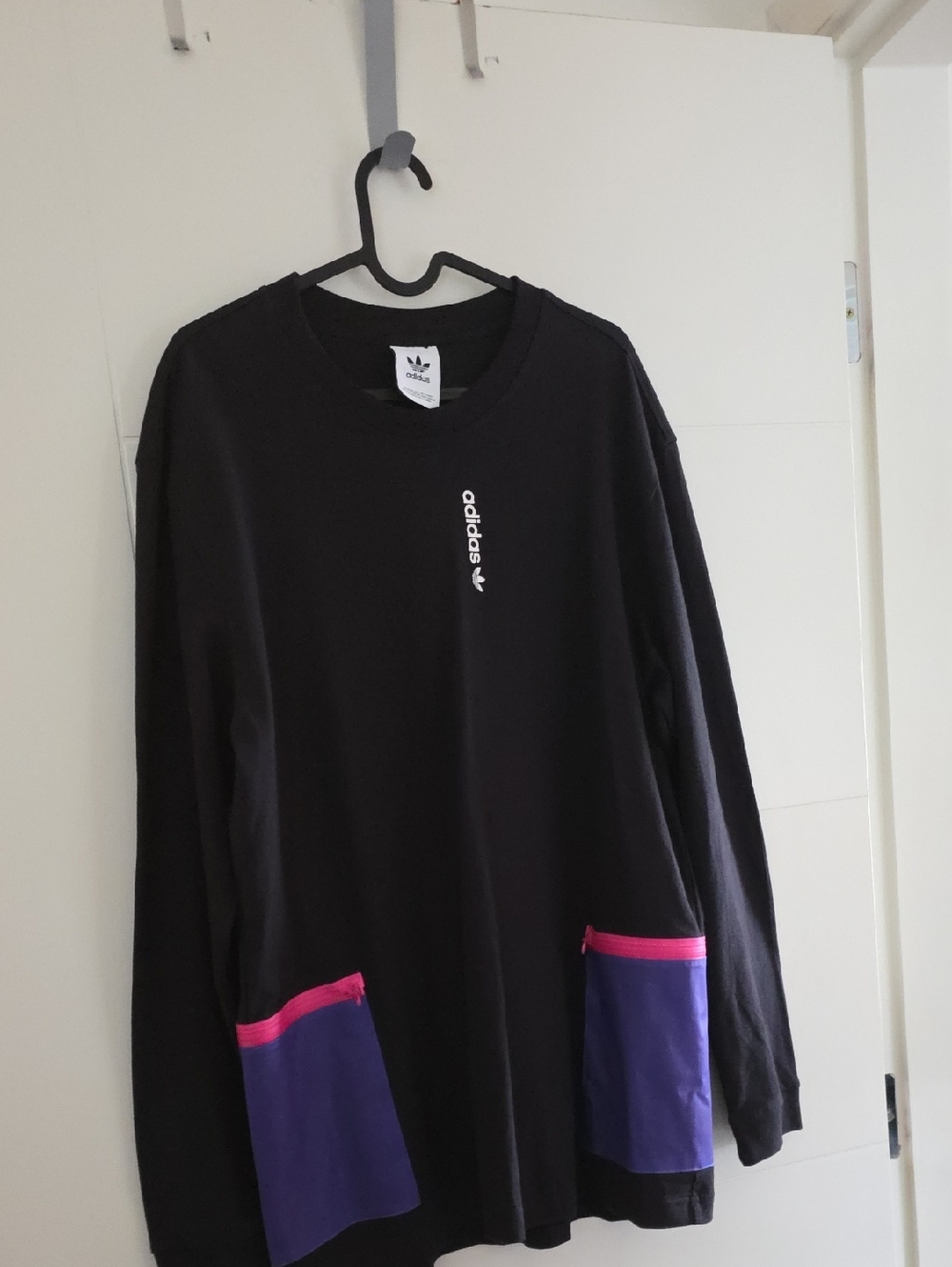 Adidas Originals Mens G Outd Pocket Sports Long Sleeve Black
